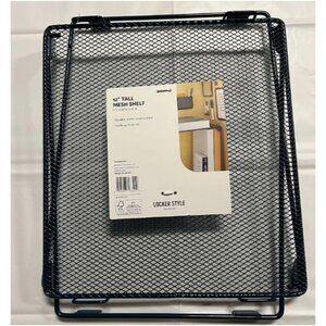 U Brands 12&quot; Mesh Locker Shelf Dark Indigo